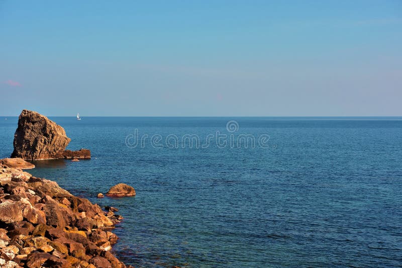 Ligurian coastal panorama from celle ligure to albissola Italy. Ligurian coastal panorama from celle ligure to albissola Italy