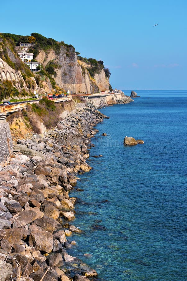 Ligurian coastal panorama from celle ligure to albissola Italy. Ligurian coastal panorama from celle ligure to albissola Italy