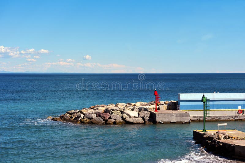 small port in Celle Ligure Liguria Italy. small port in Celle Ligure Liguria Italy