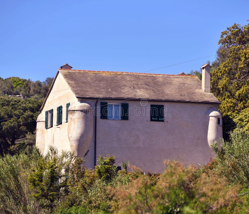 Castle house Celle Ligure and Albisola Superiore Italy. Castle house Celle Ligure and Albisola Superiore Italy