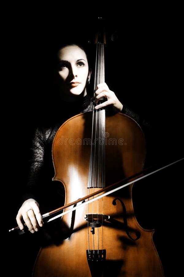 Cello classical stock photo
