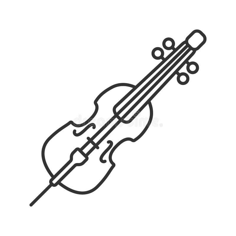 Cello Outline Stock Illustrations – 1,154 Cello Outline Stock