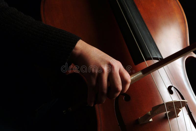 Playing Cello stock image. Image of entertainment, strings 16672777