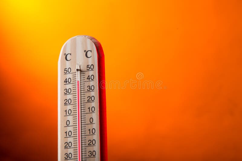 Celsius thermometer with hot background, close-up. Celsius thermometer with hot background, close-up.