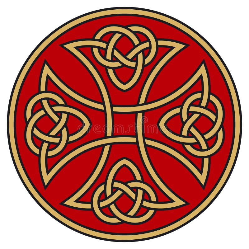 Celtic cross royalty free illustration