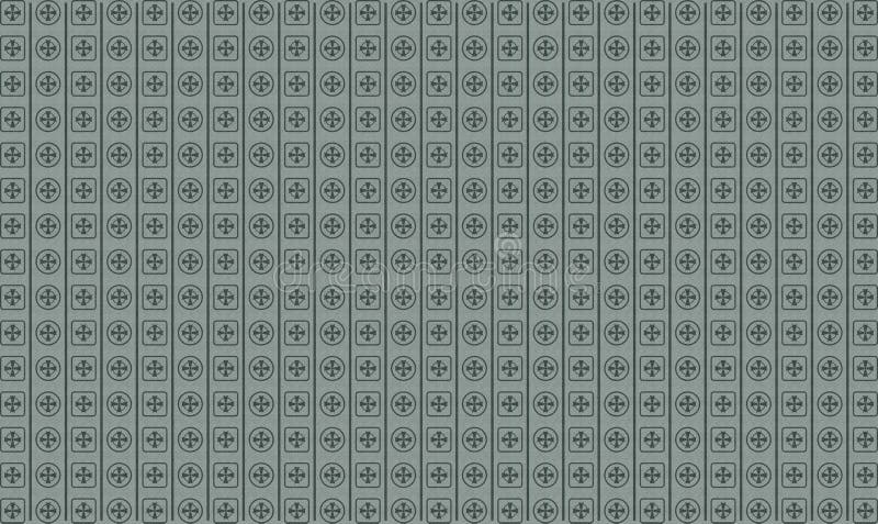 Texture with Celtic cross in circle and square with line, green marble surface pattern, religion, cross of Saint Patrick stock illustration