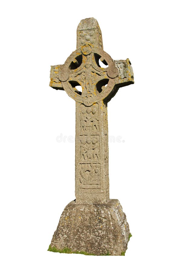 Celtic. High cross of the scriptures. Clonmacnoise. Ireland