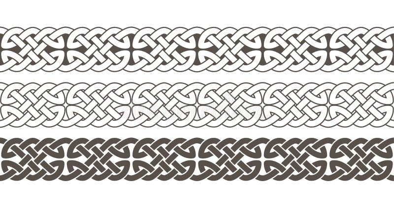 Celtic knot braided frame border ornament.