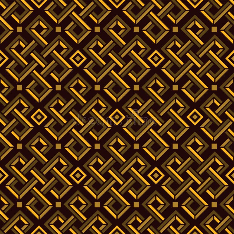 Download Celtic Knot Vector 3d Seamless Pattern Of Rectangular Shapes Stock Vector - Illustration of ...