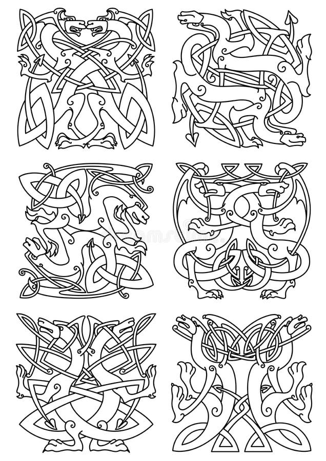 Celtic dragon tattoo  Celtic tattoos Celtic dragon tattoos Norse tattoo