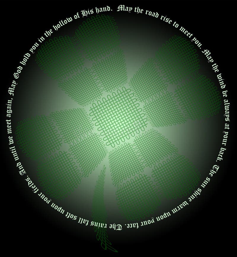 Celtic Knot Shamrock royalty free illustration Celtic Knot Shamrock royalty free illustration