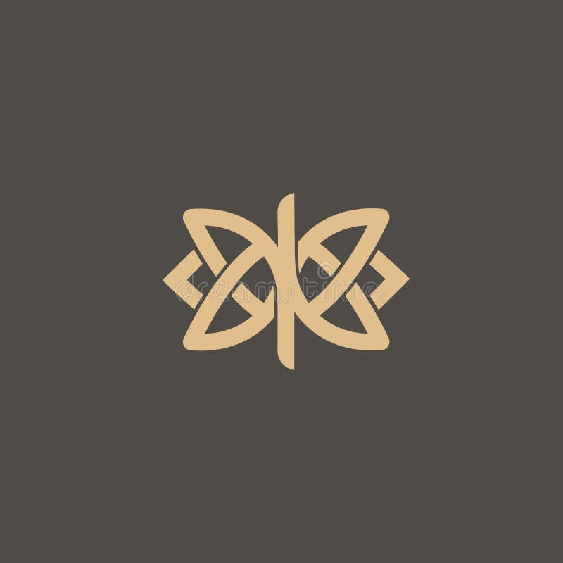 Celtic Knot Vector. Ornamental Tattoo Symbol. Luxury Circle Retro   Scottish Vector Logo. Stock Illustration - Illustration  of design, logo: 116754040