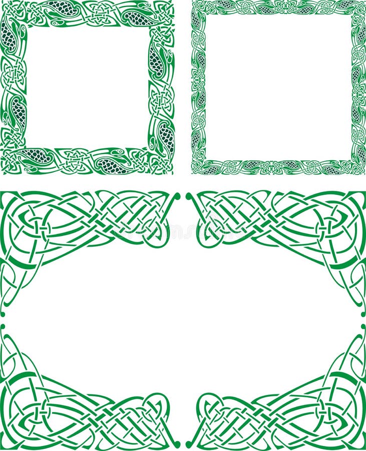 Celtic ornament borders