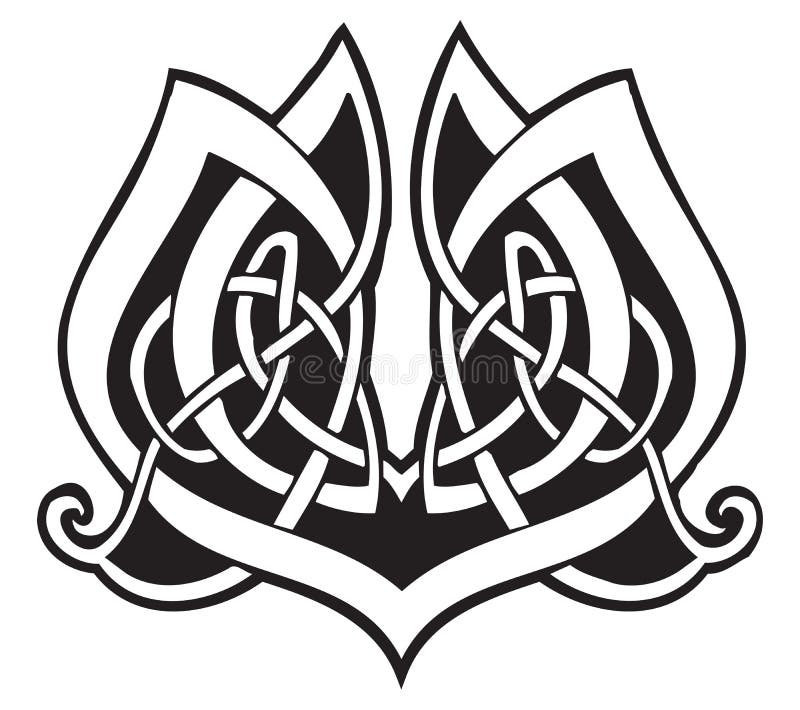 Download Decorative Irish Celtic Knot Cross Mandala Tattoo Stock ...