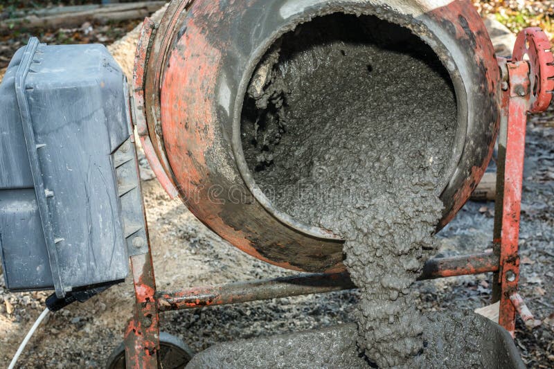 Cement concrete mixer royalty free stock image Cement concrete mixer royalty free stock image