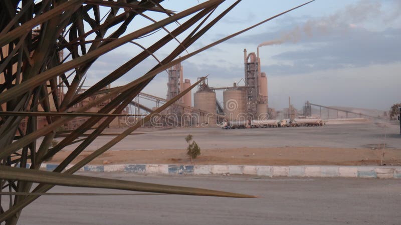 Cement Factories in the Middle East Stock Photo - Image of dancingn