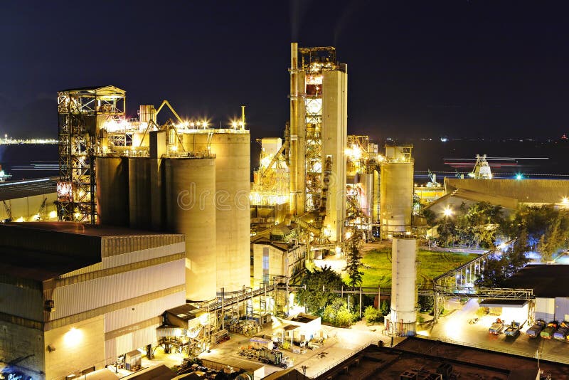 Cement factory stock photo. Image of grey, environment - 20847068