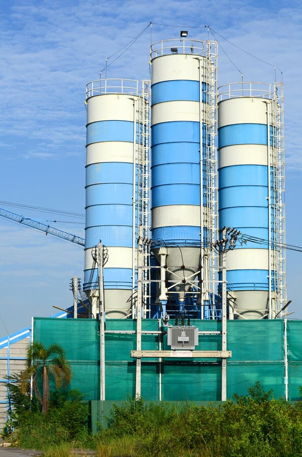 Cement factory stock image. Image of cement, industrial 26198151