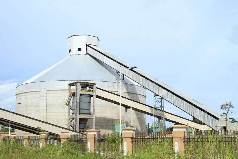 Cement factory stock image. Image of factory, store, mining - 85887885