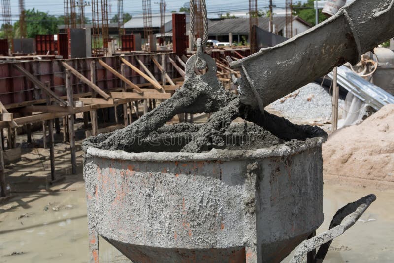 Cement for home builder stock image. Image of industry - 45588037