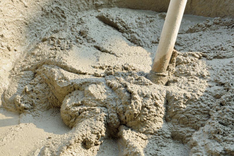 Concrete And Plaster Mix Tray Stock Image Image of architecture