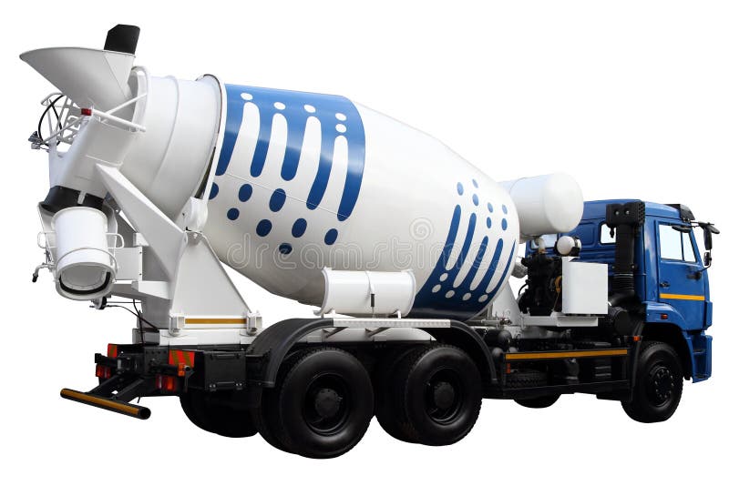 Cement mixer stock image. Image of white, capacity, large 54318171