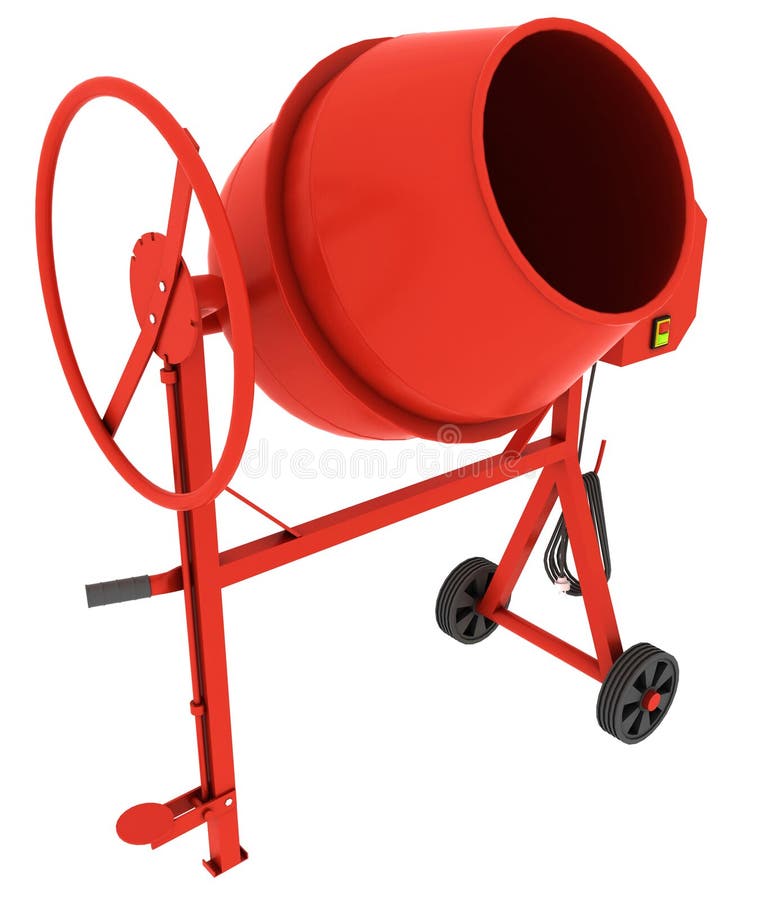 Cement mixer stock illustration. Illustration of object 47541770