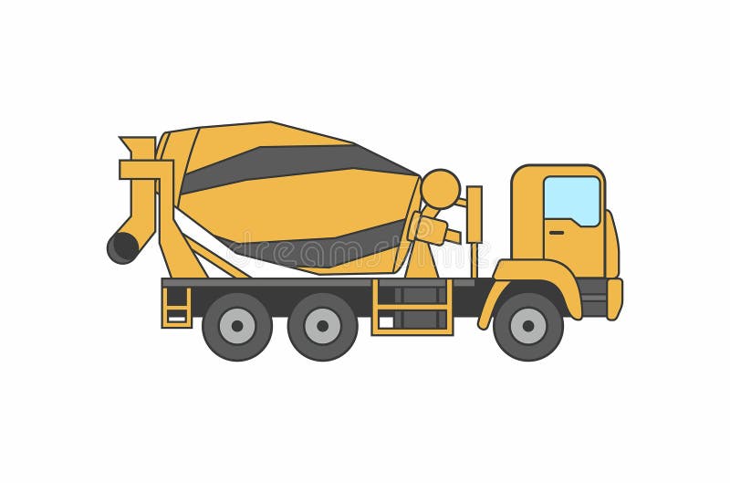 Free Free 348 Front Discharge Concrete Truck Svg SVG PNG EPS DXF File