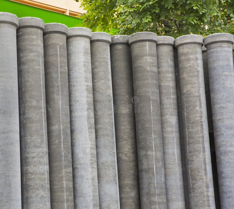 Cement Pipe Tank,treatment Waste Water in Asian House Construction Site