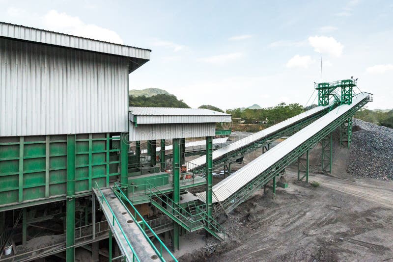 Cement quarry stock photo. Image of conveyor, basin, equipment - 81411040