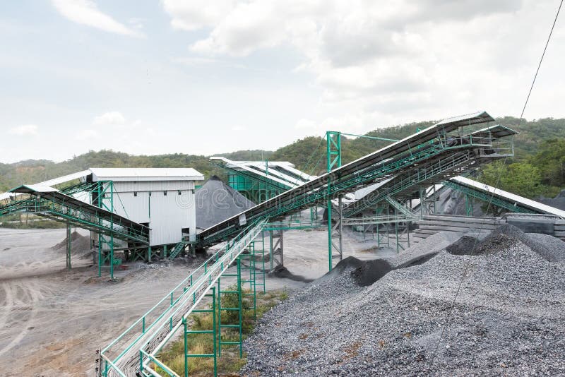 Cement quarry stock photo. Image of crushing, dirt, earth 81412400
