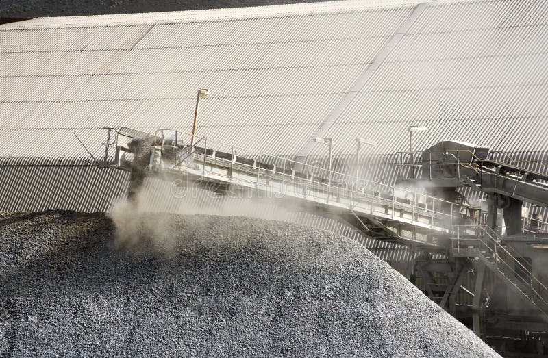 Cement Workings at a South African Factory Stock Image - Image of