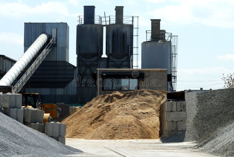 Cement Yard stock photo. Image of building, tower, lime 5049754