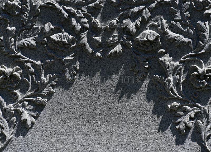 Cemetery Headstone at Savannah Georgia historic cemetery