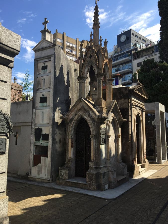 Cemetery La Recoleta royalty free stock images Cemetery La Recoleta royalty free stock images