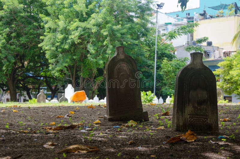 Cemetery at Maldives