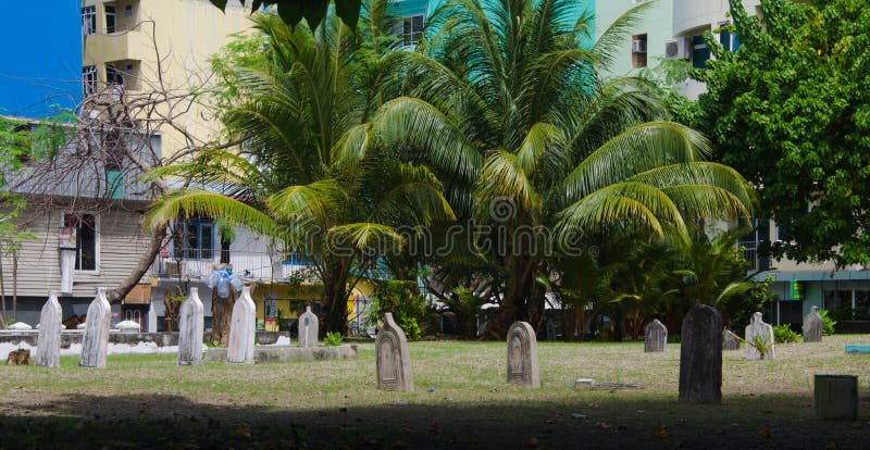 Cemetery at Maldives