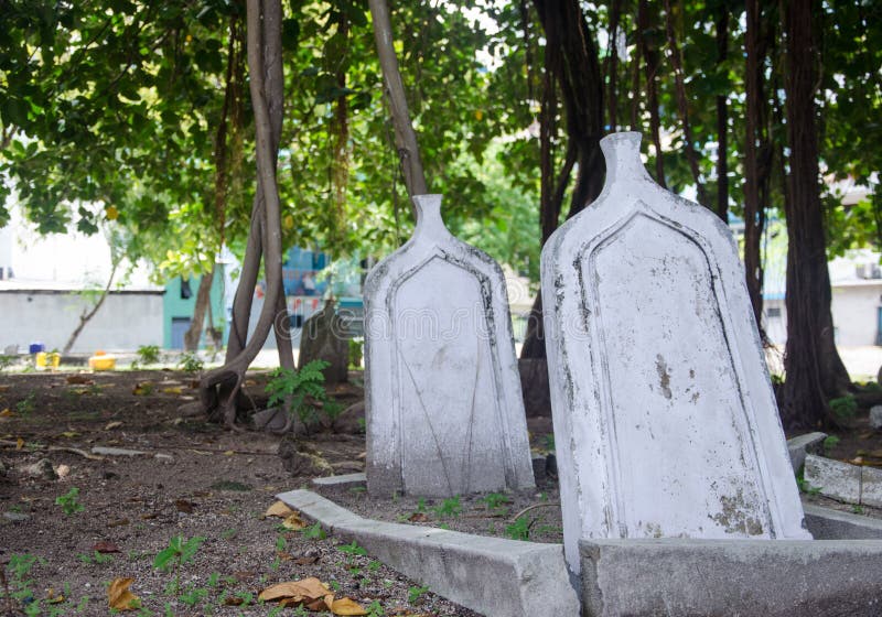 Cemetery at Maldives