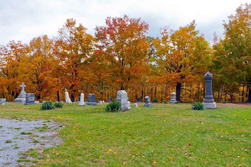 Cemetery in Pennsylvania stock image. Image of marker 21545171
