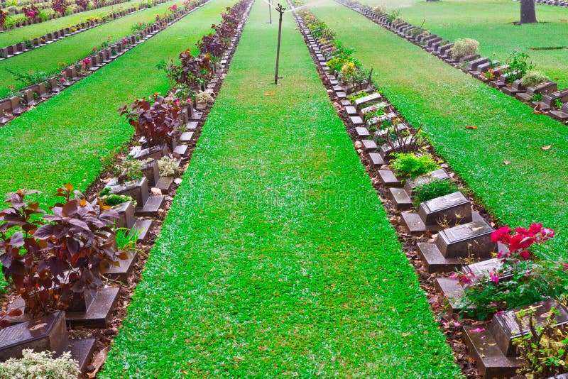 Cemetery of World War II soldiers.