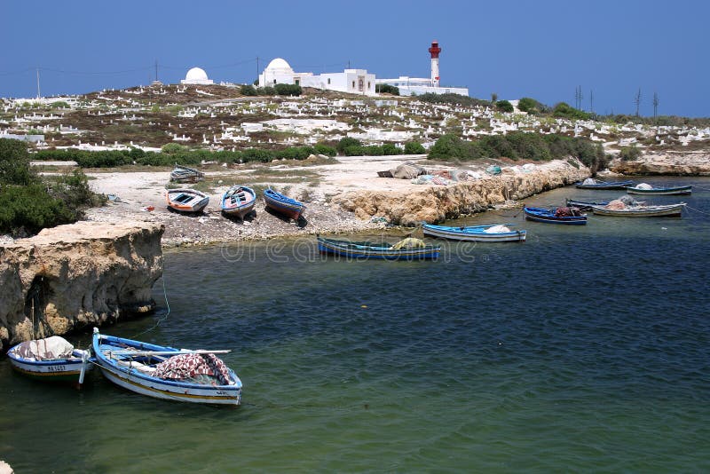 Muslim graves in a cemetery outside the town Monastir in Tunisia. Muslim graves in a cemetery outside the town Monastir in Tunisia