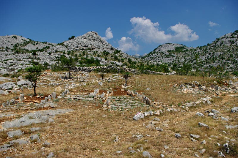 Cemitério de almas foto de stock