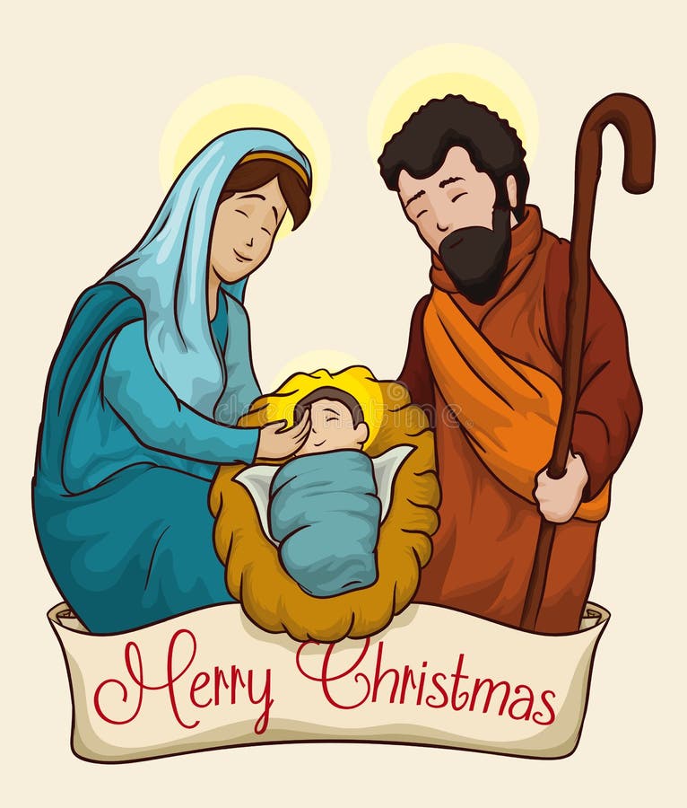 Resultado de imagem para ilustração de Jesus no Natal