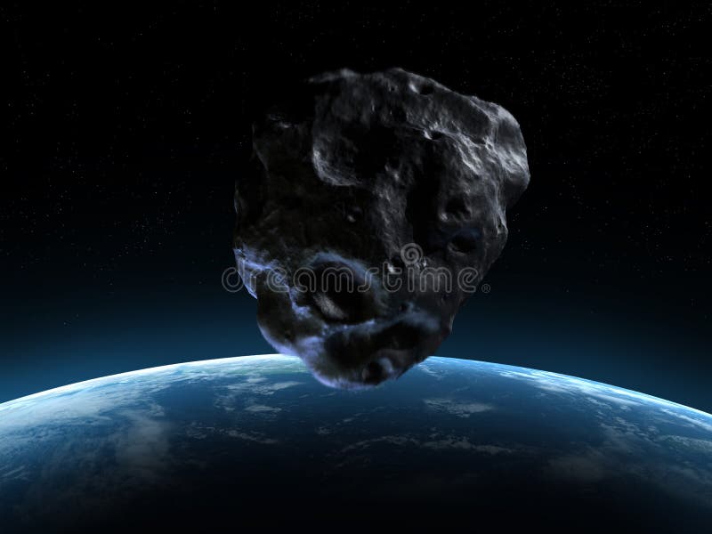 Cena do Armagedão ilustração do vetor