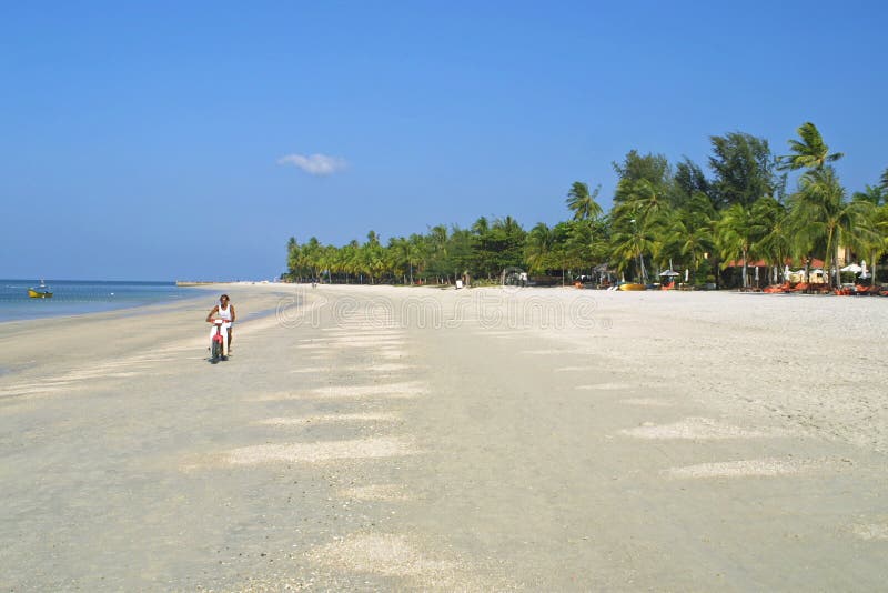 Cenang plaża na Langkawi wyspie, Malezja zdjęcie stock Cenang plaża na Langkawi wyspie, Malezja zdjęcie stock