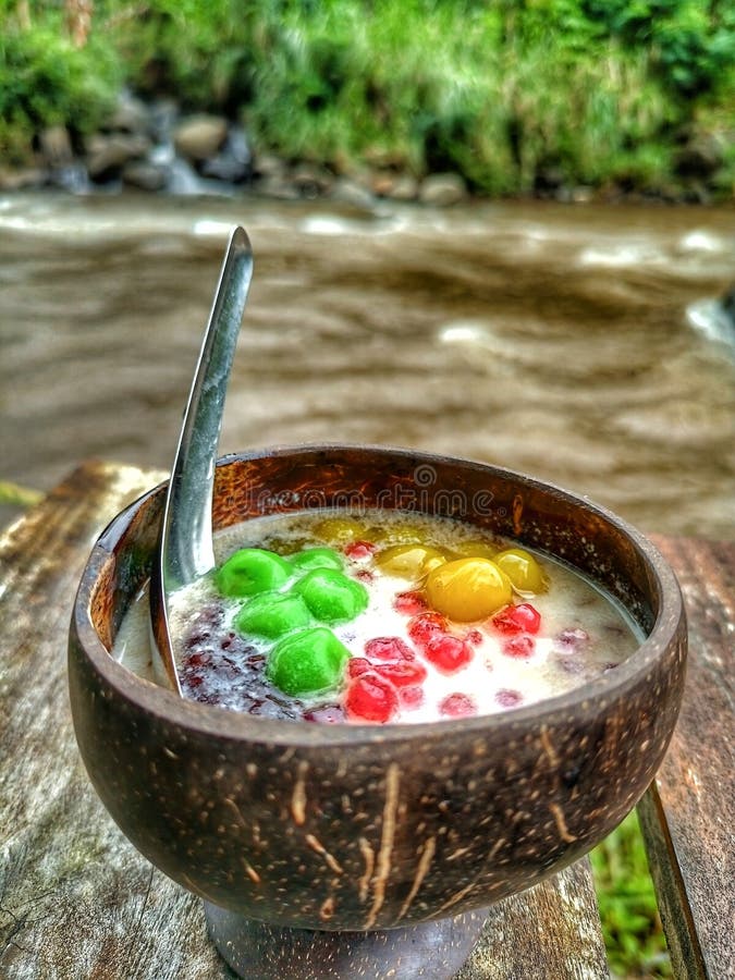 Cendol is a Typical Indonesian Food Made from Flour Stock Photo Image