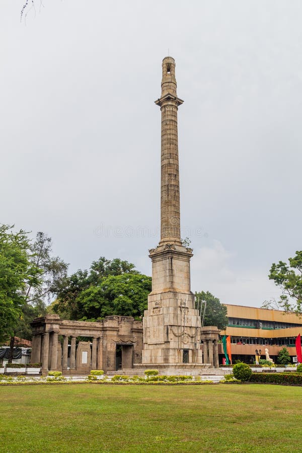 Cenotaph War Memorial in Viharamahadevi park in Colombo, Sri Lan