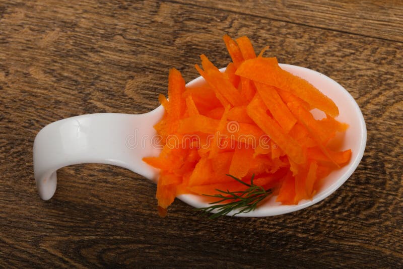 Cenoura Shredded imagem de stock royalty free Cenoura Shredded imagem de stock royalty free