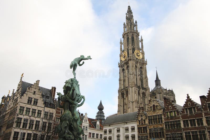 Center of Antwerp, Belgium