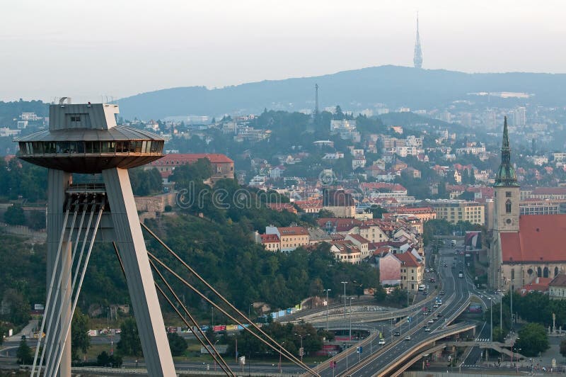 Center of Bratislava, Slovakia